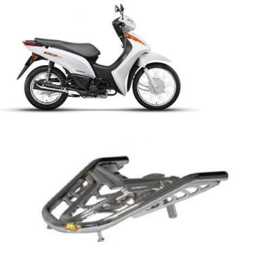 Imagem de Bagageiro Biz 110 2018 2019 2020 Cromado - MA Motos