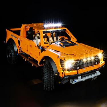Imagem de Kyglaring LED Light Kit Compatible with Lego Set 42126, Lighting Accessories Compatible with Technic Ford F-150 Raptor, Lights Only (Model Not Included), Classic Version