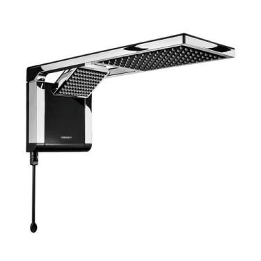 Imagem de Chuveiro Lorenzetti Acqua Duo Preto Com Cromado 220v 7800w