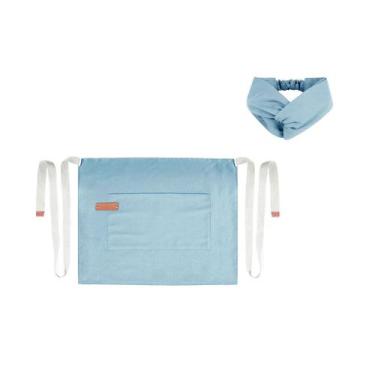 Imagem de Avental de Cintura e Faixa Azul Chef Cozinha Pintura Festa - CASACHA