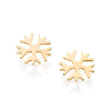 Imagem de Brincos banhado ouro 3x 24k 18k e 22k feminino infantil rommanel peque