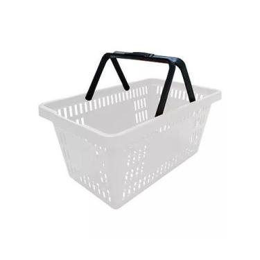Imagem de 20 Cestas Cestinhas de Compras Reforçada Para Mercado Supermercado 16L