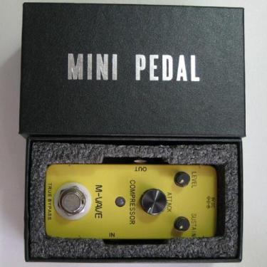 Imagem de Pedal Guitarra Efeito Compressor M-vave.não Pedaleira - M Vave, Dourad