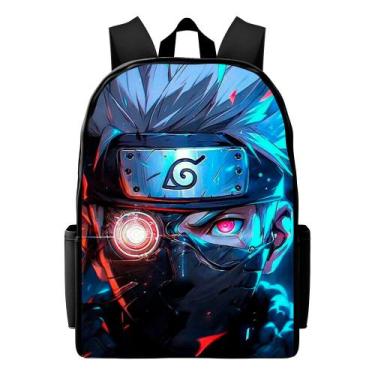 Imagem de Mochila Escolar Infantil Naruto Juvenil Reforçada Volta As Aulas Estam