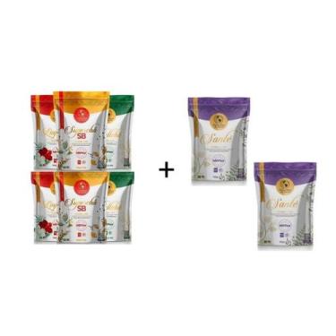 Imagem de BBB 24 Kit 8 Chás - 2 Linfa 2 SB 2 Sbelt 2 Sa - 120gr Maravilhas Sachê