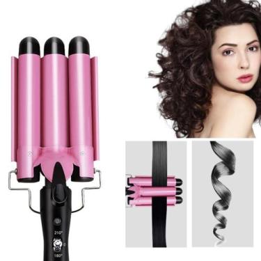 Imagem de Modelador Profissional Cachos Triondas Ondulador Cacheador - BC BORA C