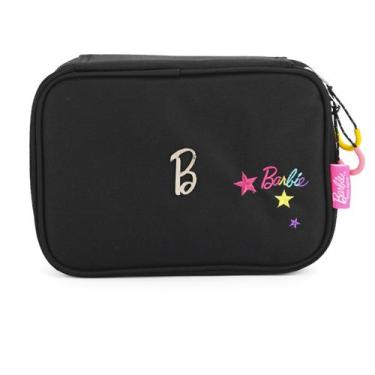 Imagem de Estojo Box Quadrado Barbie Basic Preto - Luxcel