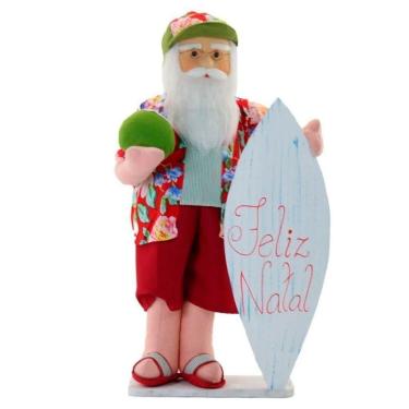 Imagem de Boneco Natal Papai Noel Surfista Natalino 80cm