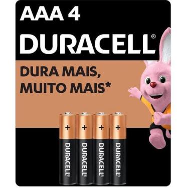 Imagem de Pilha Alcalina Palito AAA 04und Duracell