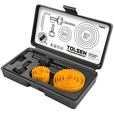 Imagem de 11 kits de brocas de piloto de serra de orifício para parede de madeira de compensado de plástico