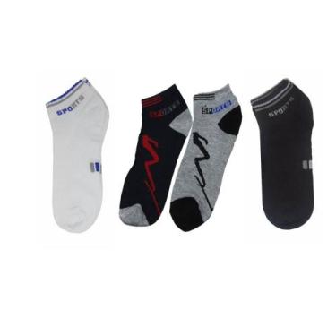 Imagem de meia soquete masculino 12 pares soquete - sport