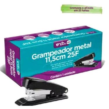 Imagem de Grampeador metal 11,5 25F, COMPOSIÇÃO AÇO E PINTURA ELETROSTATICA. MAR