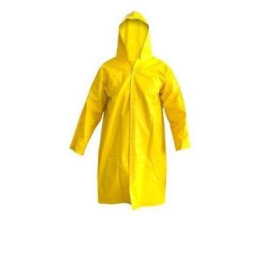Imagem de Capa de chuva pvc forrada amarela gg - Plastcor