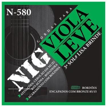 Imagem de Encordoamento Viola Leve Nig N580 85/15 PRN580L - Rouxinol