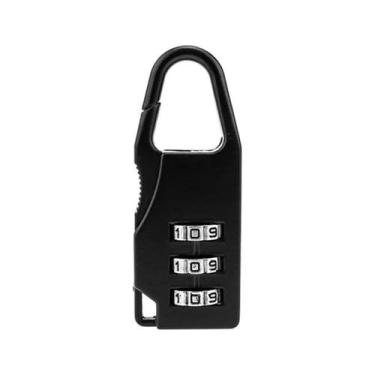 Imagem de Cadeado Mini com Senha 3 Digitos MZ - 21626 Pequeno Mochila Mala - Mon