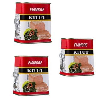 Imagem de Kit 3 Kitut  Fiambre Bovino 320g Enlatado