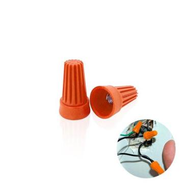 Imagem de Conector Isolante Elétrico Para Fios P2h Laranja - Mark