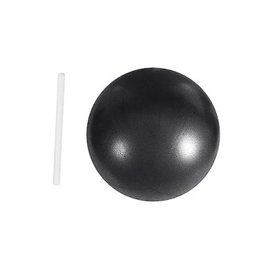 Imagem de Pegciuho Pequena Bola de Pilates, Bola de Núcleo, Reforçada, Espessada, 9 Polegadas, Bola de Exercício, Bola de Ioga para Ginástica, Estabilidade, Academia em, PRETO