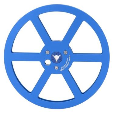 Imagem de Carretel de Metal de Alumínio Nab de 1/4 7 Pol, Carretel de Coleta Vazio Universal de 6 Furos para Carretel Pequeno Cubo, Carretel de Captação de Carretel Aberto de Baixo Ruído