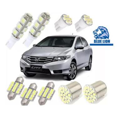 Imagem de Kit Lâmpadas Led Honda Fit City Civic 2009 2010 2011 2012 - Blue lion