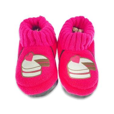 Imagem de Pantufa Infantil com solado N 29/30 Rosa - Maria Emília