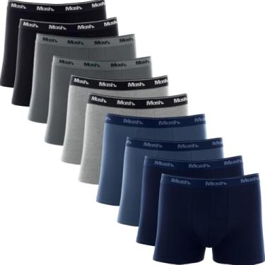 Imagem de Kit 10 Cueca Boxer Mash Algodão Masculino