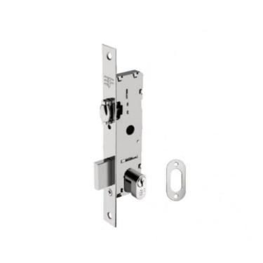 Imagem de Fechadura 3f 522r51 rolete cromad porta pivotante alum ferro