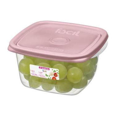 Imagem de Pote de plástico quadrado - SANREMO 800ML