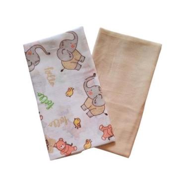 Imagem de Fronha para Travesseiro Bebê Algodão Kit c/2 un Carícia Baby - Minasre