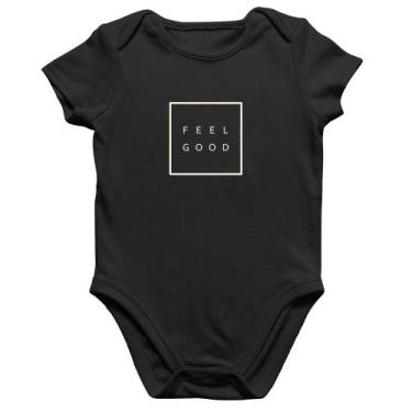 Imagem de Body Bebê Algodão Feel Good - Foca na Moda, Preto, P