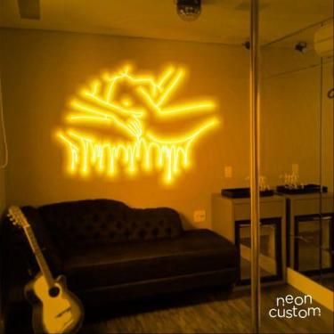 Imagem de luminaria letreiro Neon Led Sexo 150x100 luminoso decoração p/ selfie 