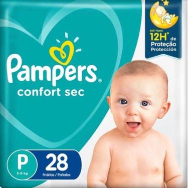 Imagem de Fralda Pampers Descartável Confort Sec P - 28 Unidades - Pampers confo
