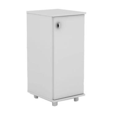Imagem de Balcão Para Bebedouro 01 Porta BL3306 Branco Tecno Mobili, Branco