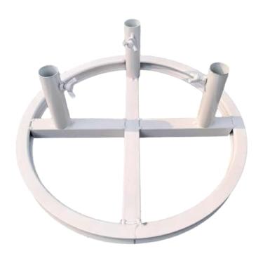 Imagem de Stgfyxgs Suporte de Exibição de Haste de Flor de Casamento, Suporte de Flor de Ferro, Acessórios de Casamento Redondos Resistentes para Decoração de Fl, 3 tubos