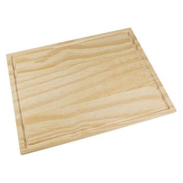 Imagem de Tábua de corte 40x30cm com canaleta - Edal