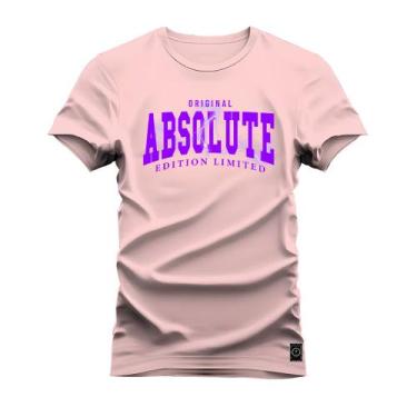 Imagem de Camiseta Plus Size Algodão Estampada Dtf Absolute - Nexstar, Rosa, G3