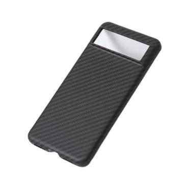 Imagem de Waillynice Capa de telefone de fibra de carbono à prova de quedas capa de fibra de aramida para Google Pixel 8 Pro Design, para Pixel 8 Phone 8A capa de telefone (preto (Big) 7, para Pixel 8A)