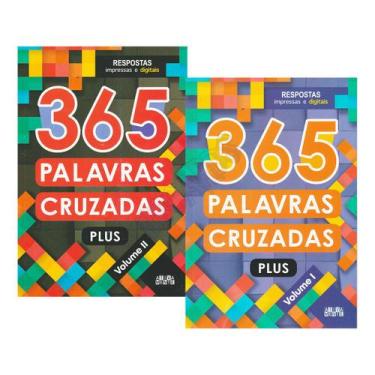 Imagem de Livro de Passatempos 365 Palavras Cruzadas Plus Ativa Mente - Ciranda 