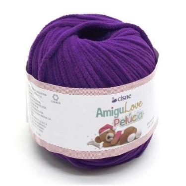 Imagem de Linha AmiguLove Pelúcia 90 Metros - Cisne, 112 ROXO