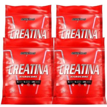 Imagem de Kit 4x Creatina Hardcore Reload Pouch 1Kg - Integralmedica - Integralm