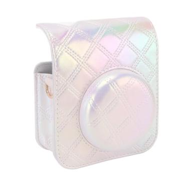 Imagem de Kit de Acessórios Compatível Com Instaxs Mini 12 Câmera Instantânea, Inclua Capa de Couro PU, álbum de Fotos e Molduras, Adesivo de Bricolage, Shell de Passe de Embarque (Branco)