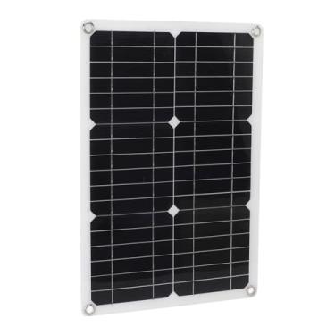 Imagem de Painel Solar Flexível, 20W Monocristalina Leve, Bateria de 18V para Carro, RV, Iate, Instalação Curva, Acampamento Ideal, Uso de Barcos