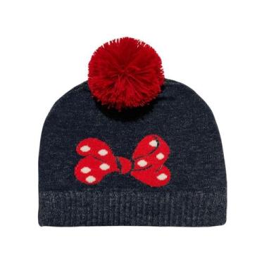 Imagem de Touca Bebê Pompom Menina 0/2 Anos - Rossini, 0-1 Ano, Marinho