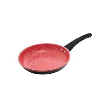 Imagem de LYOR - Frigideira de Indução em Alumínio com Revestimento Cerâmico Granilite Vermelha 24cm