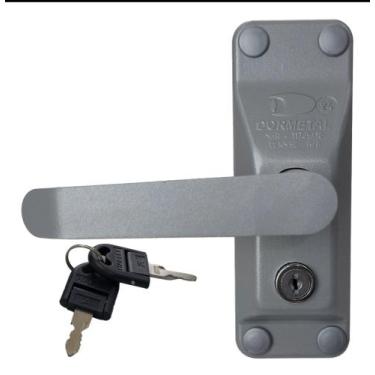 Imagem de Fechadura para barra AntiPânico c/ chave - Dl, Prata