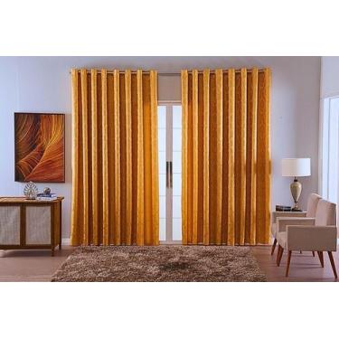 Imagem de Cortina Jacquard Luxo Em Tecido Semi Blackout Sala 6,00X2,80 - B.F Con