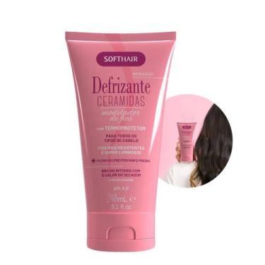 Imagem de Mousse Anti-frizz Defrizante Protetor Térmico Ceramidas Soft Hair 240m