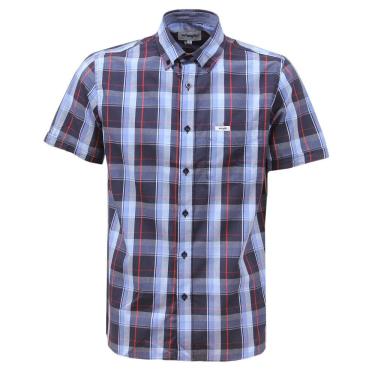 Imagem de Camisa Masculina Xadrez Azul Manga Curta Wrangler 37818