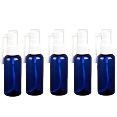 Imagem de Frasco de spray nasal portátil vazio de 30 ml com atomizador de rotação de 360 graus recarregável, água salina, recipiente de armazenamento de perfume cosmético para viagem, uso doméstico, pacote com