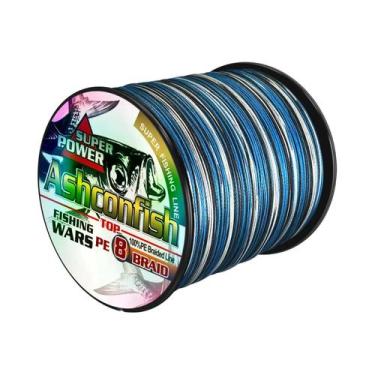 Imagem de Linha De Pesca Trançada De 8 Fios 500M 6-300LB Ashconfish Multifilamen